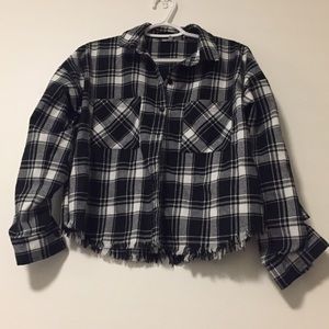 BlacknWhite Plaid Shirt